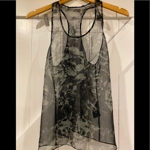 All Saints Sheer Top Size 4